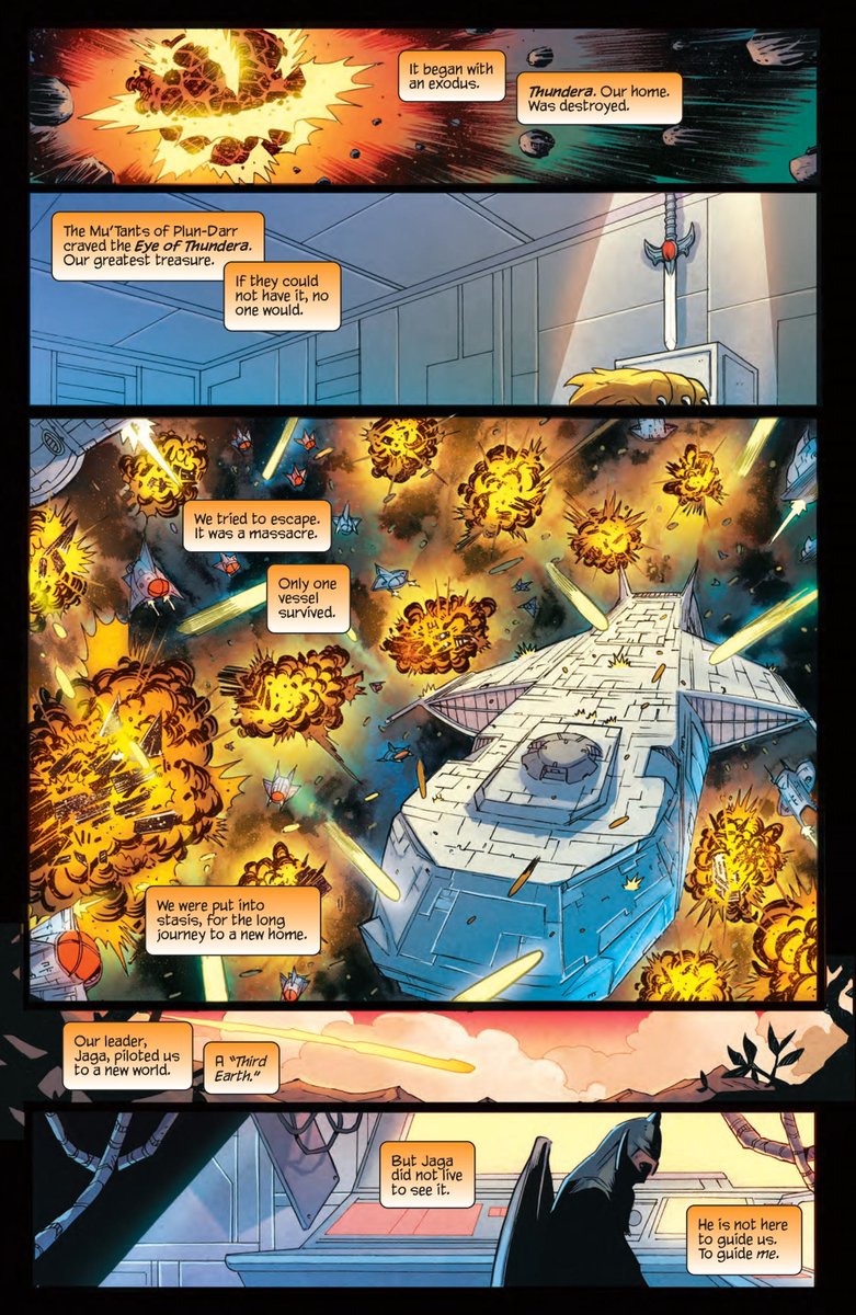 DynamiteComics's tweet photo. Monday is the Final Order Cutoff for Thundercats #1from Declan Shalvey and Drew Moss. Here’s a look inside!
#thundercats #declanshalvey #drewmoss
https://t.co/GGkjaUr8lR https://t.co/S1j8qu890j