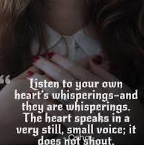 I listen... Shh.. 🤭♥️🤗
#Listentoyourheart 😍