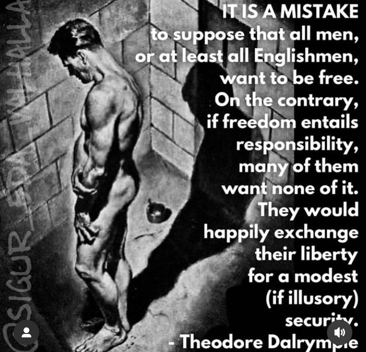 thomshea's tweet photo. Most people really don’t want freedom https://t.co/7g4ljxv3Lm