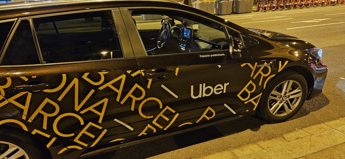 Welcome back to Barcelona #Uber 🎉🎉🎉🎉
