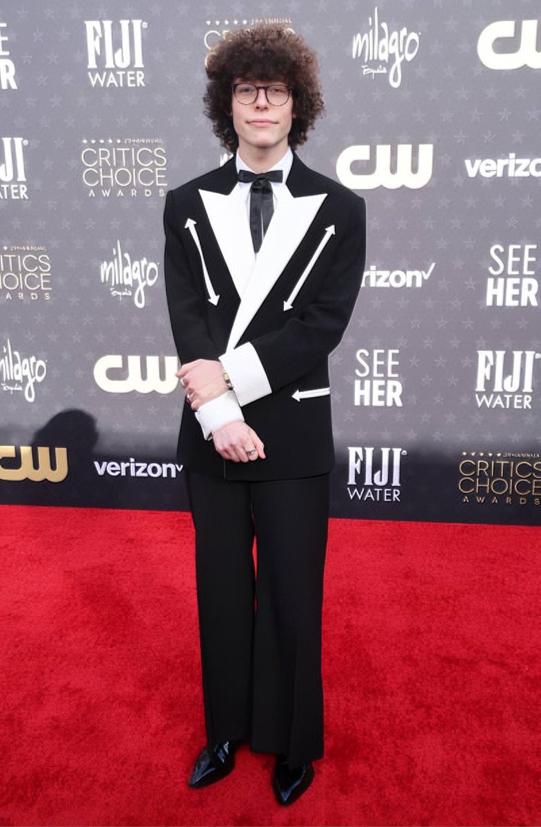 🌠🎬 #ReeceFeldman was all smiles at the prestigious 29th Annual Critics Choice Awards! Lighting up the Barker Hangar on January 14, 2024, in Santa Monica, (📷: Amy Sussman/WireImage) #CriticsChoice #CelebrityFashion #SantaMonicaEvents