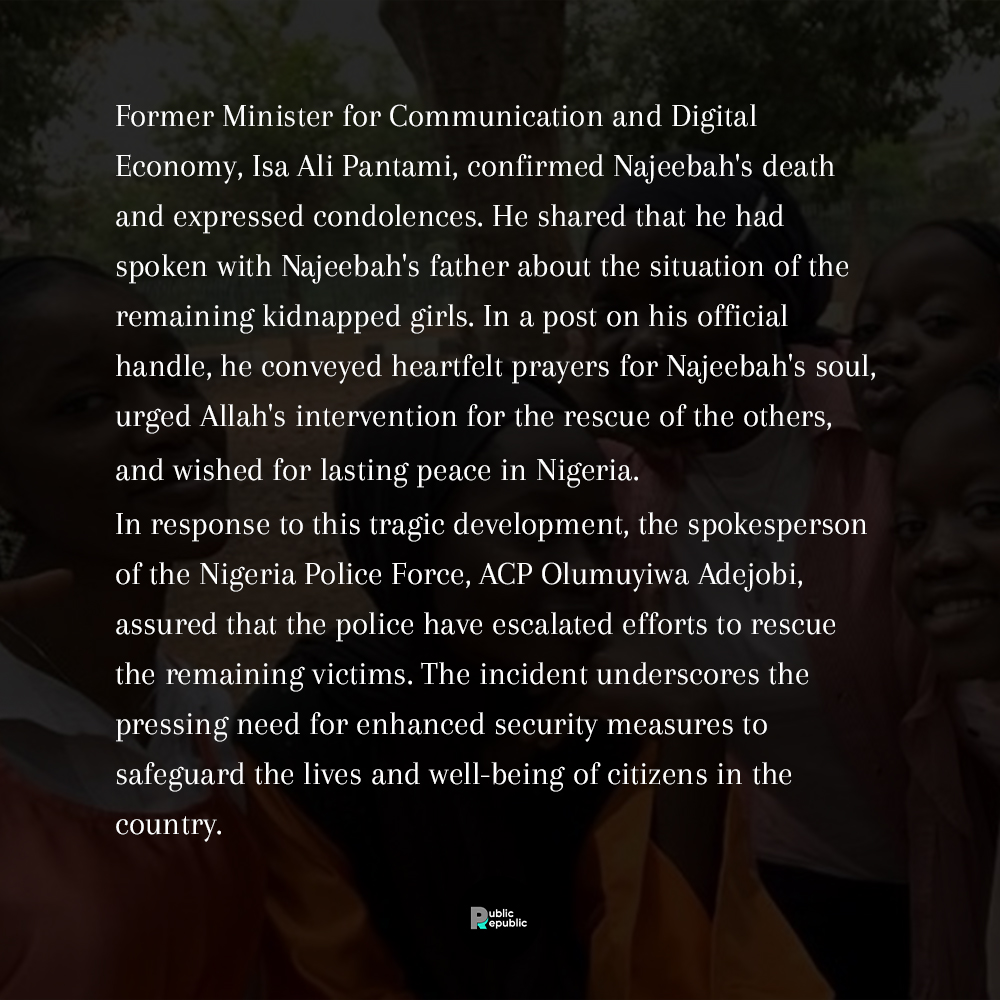 PublicRepublic_'s tweet photo. This sad incident underscores the pressing need for enhanced security measures to safeguard the lives and well-being of citizens in the country https://t.co/q86mte7JWe