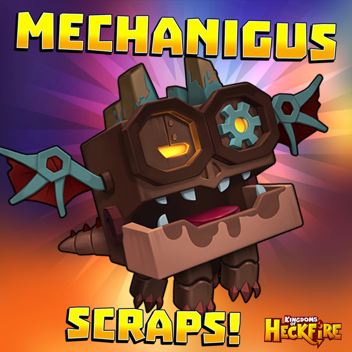 playheckfire's tweet photo. Mechanigus has an eye for scrap! Most old battle sites in the realm are filled with naked butts as Mechnigus will steal every hunk of metal from the battlefield! 

#free #dragons #battle #game #pvp #best #new https://t.co/JMzhvH2KN3