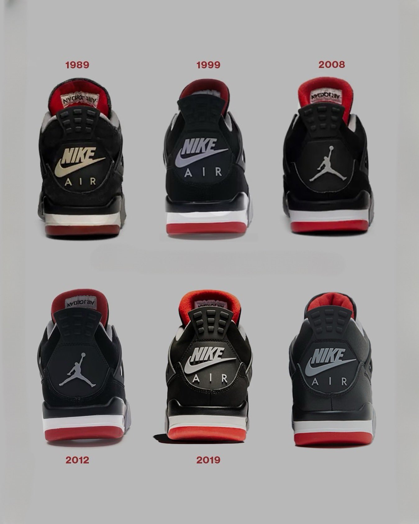 Jordan 4 bred 1989 sale