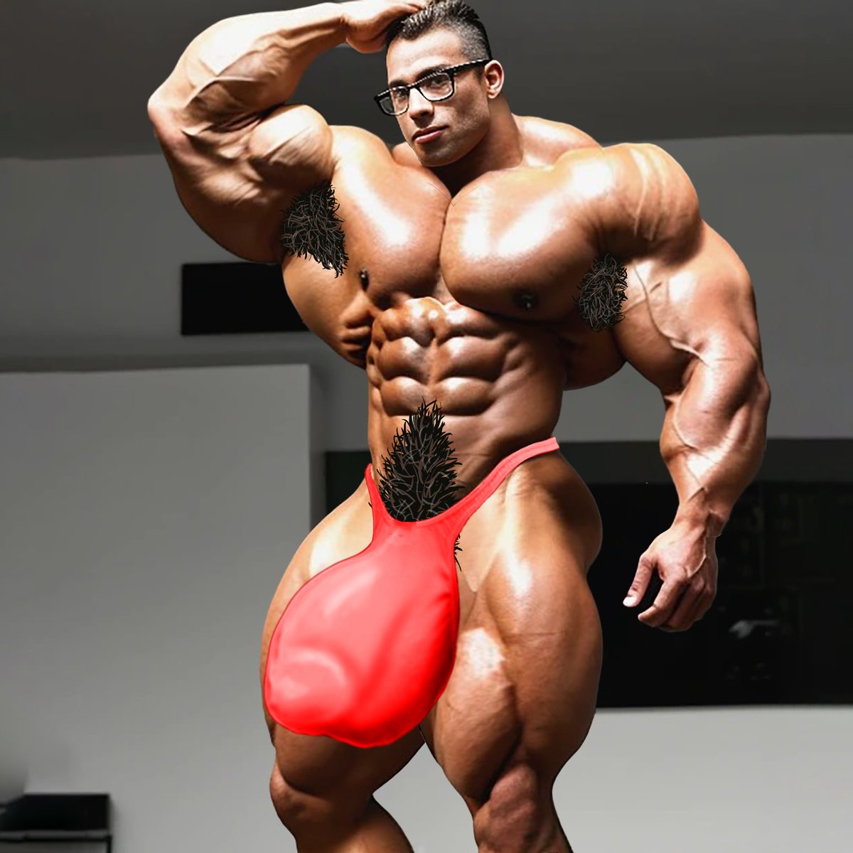 "Hey man, do you want to play all this? I just hope it doesn't scare you too much..."