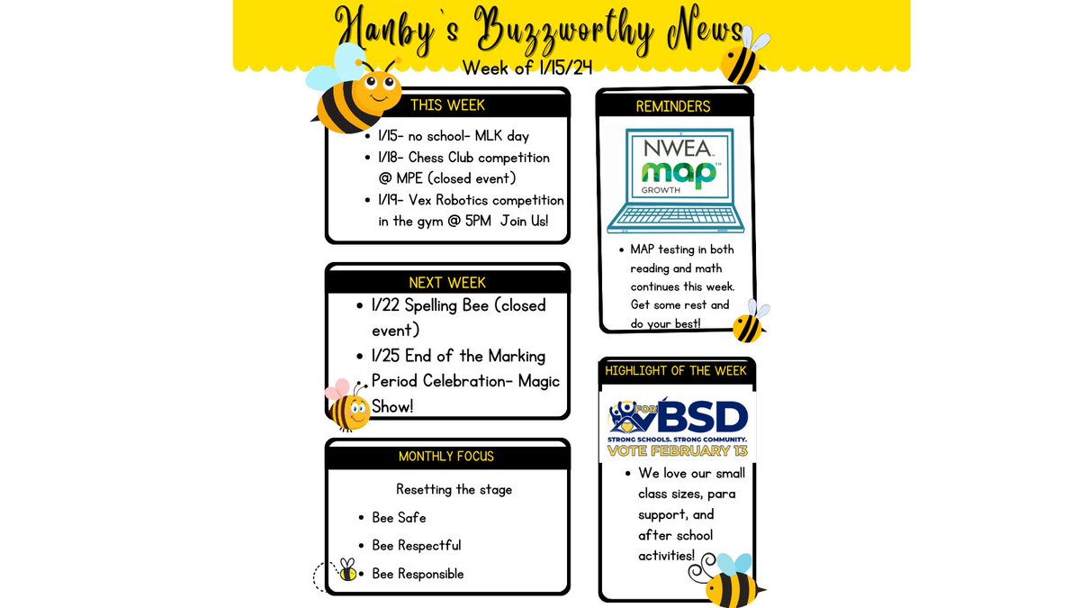 HanbySchool's tweet photo. It looks like a buzzy week! https://t.co/tU14vK8nck