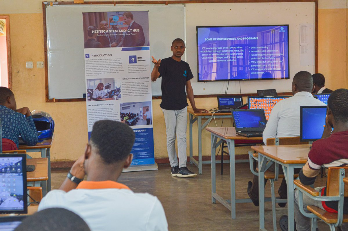 HeziTechhub's tweet photo. We successfully did the Training in Chama District with the Teachers  where We shared STEM Simulation Tools that Teachers can use to deliver Visual Learning Experience, Had a Programming session and a Coding Game Challenge called Rangers by Tangible Africa . https://t.co/BT2Wp0ffo1