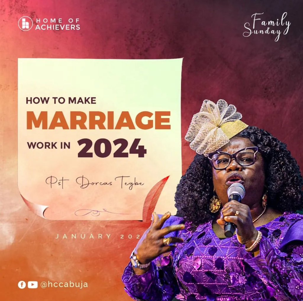 dorcastegbe's tweet photo. Key point of today’s family Sunday service 
How to make Your marriage work in #2024NewYear 

@HCCAbuja 
@dorcastegbe 
@MarriageStory 
#TundeEednut 
#MarriageGoals 
#MarriageStory https://t.co/b80v1Hg4Lf
