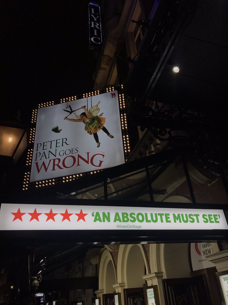 maxp26's tweet photo. Enfin vu cette merveille qu’est #PeterPanGoesWrong ! C’est absolument et génialement hilarant (oh yes it is !)
@mischiefcomedy toujours les meilleurs https://t.co/ODqdwRlNYj