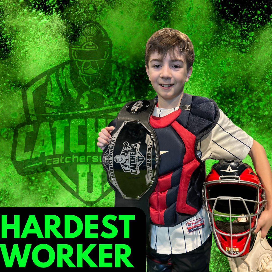 CatchersU's tweet photo. Today’s Hardest Workers in our baseball classes are DJ, Tyler, , Michael, and Winston #catchersu #hardestworkerintheroom #beltseason #greatestjobever https://t.co/KKhuJ0M0FE