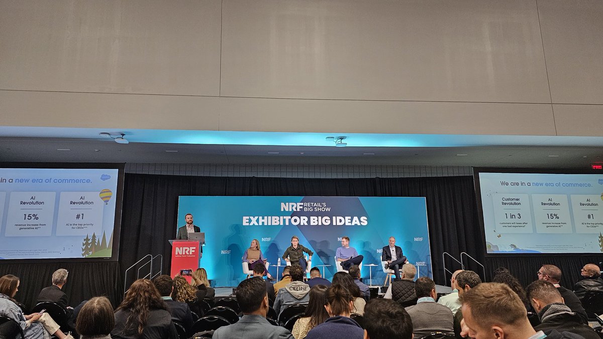 chongcolin's tweet photo. "Where to start with AI is a challenge. You need infrastructure, frameworks, and governance. Then explore what's possible." #NRF2024 #NRFBigshow https://t.co/77ZrgrCaik