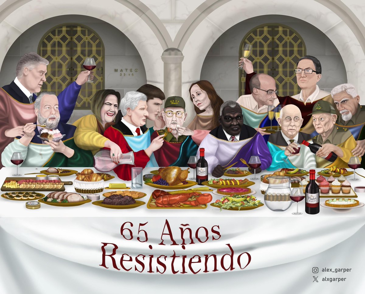 alxgarper's tweet photo. ¡65 años de  resistencia!
@DiazCanelB @JMilei @CiberCuba @CUBADECIDE @CubaAdn @charanzova 
#CubaEsUnEstadoFallido #CubaEsUnaDictadura https://t.co/Tgwh771XJp