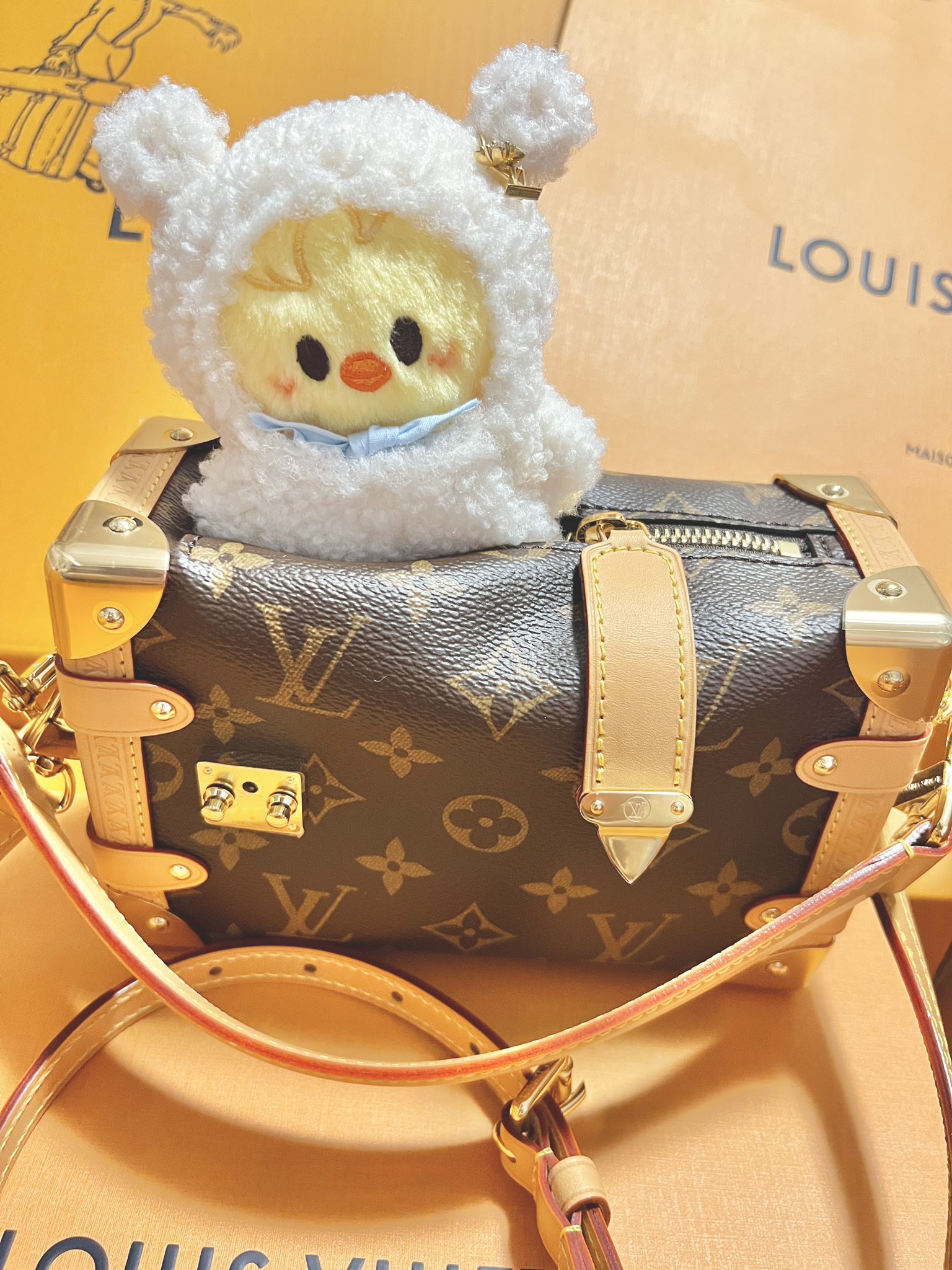 Felix OOTD on X Cr adingnarumi Happy New Year to our thread VVIP started 2024 well with the new Louis Vuitton Side Trunk This bag has proved popular among fans