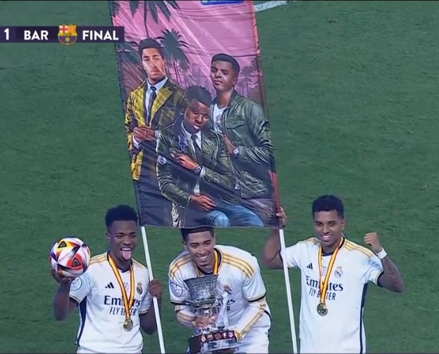 Vini, Bellingham &amp; Rodrygo. 🏆