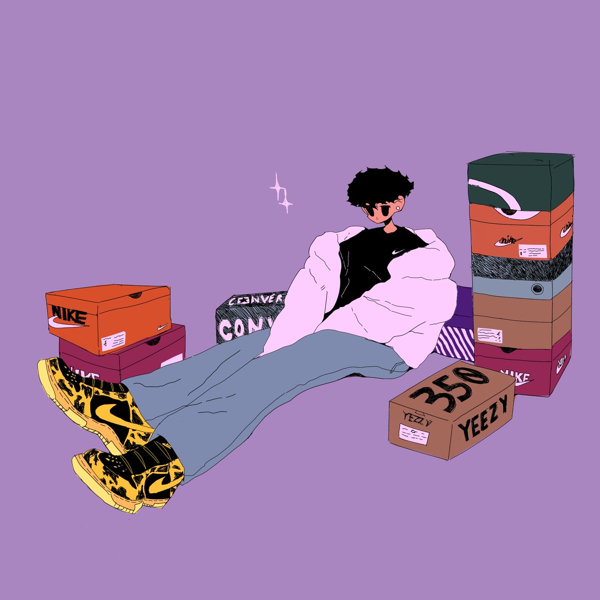 this_isanthony's tweet photo. 📦📦📦👟💜

#art #digitalart #digitaldraw #hype #sneakers https://t.co/y0twCAF95e