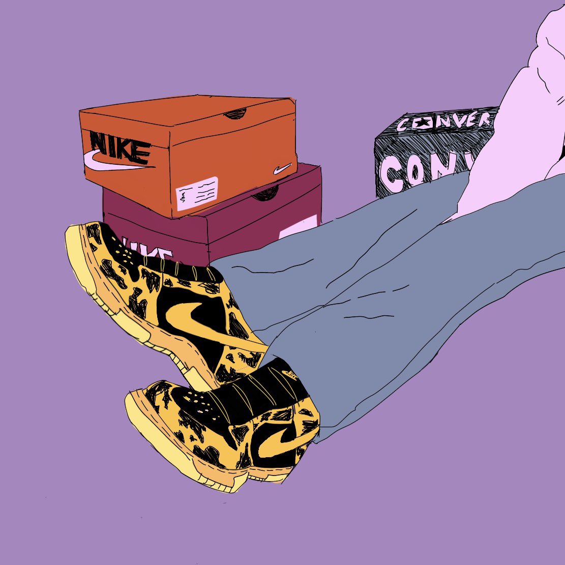 this_isanthony's tweet photo. 📦📦📦👟💜

#art #digitalart #digitaldraw #hype #sneakers https://t.co/y0twCAF95e