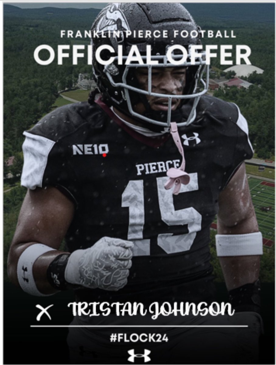 Blessed to receive my 2nd offer from <a href="/Ravens_FB/">Franklin Pierce Football</a>. Thank you coach <a href="/CoachJT_Hiscoe/">JT Hiscoe</a> <a href="/KlineCoach/">D Kline</a> <a href="/CNSAthletics/">CNS Northstars</a>.
