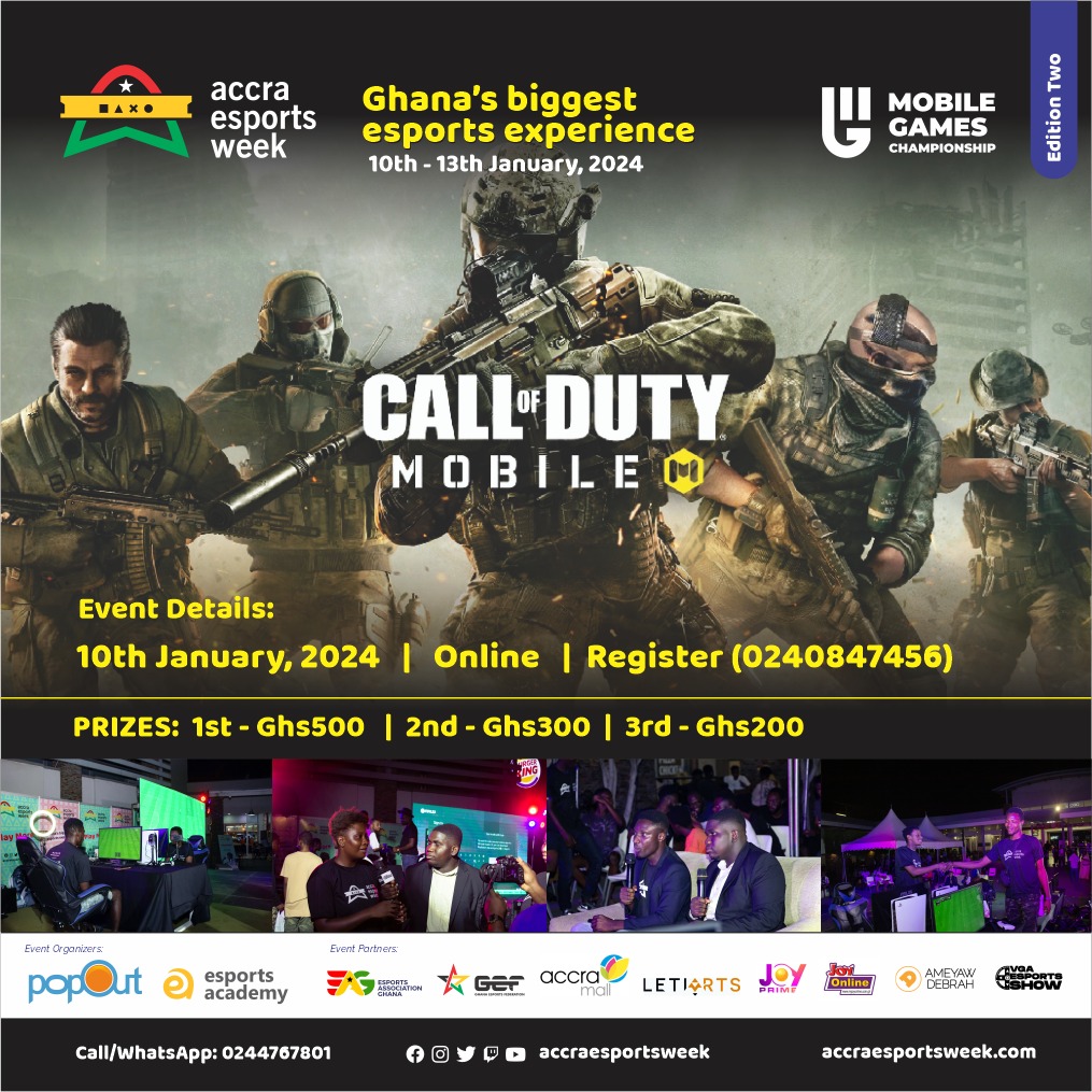 Ace Gamers Esports (@acegamers_espgg) on Twitter photo Congratulations to <a href="/acegamers_espGG/">Ace Gamers Esports</a> for winning the <a href="/AccraEsports/">Accra Esports Week</a> Codm finals. 🥂🍾 1st tournament win of the year 🤩 🤩 🥳
<a href="/vgaesportshow/">VGA ESPORTS</a> <a href="/CalinoCalebson/">Calebson |¦ Ace Gamers🎮🇬🇭</a> <a href="/ESportsANews/">Esports Africa News</a> <a href="/redscorpiongh/">redscorpiongh</a> <a href="/10N8EPLAY/">10N8EPLAY </a> @darkesportsas <a href="/esportsGhana/">ESPORTS GHANA</a> Congratulations to <a href="/acegamers_espGG/">Ace Gamers Esports</a> for winning the <a href="/AccraEsports/">Accra Esports Week</a> Codm finals. 🥂🍾 1st tournament win of the year 🤩 🤩 🥳
<a href="/vgaesportshow/">VGA ESPORTS</a> <a href="/CalinoCalebson/">Calebson |¦ Ace Gamers🎮🇬🇭</a> <a href="/ESportsANews/">Esports Africa News</a> <a href="/redscorpiongh/">redscorpiongh</a> <a href="/10N8EPLAY/">10N8EPLAY </a> @darkesportsas <a href="/esportsGhana/">ESPORTS GHANA</a>
