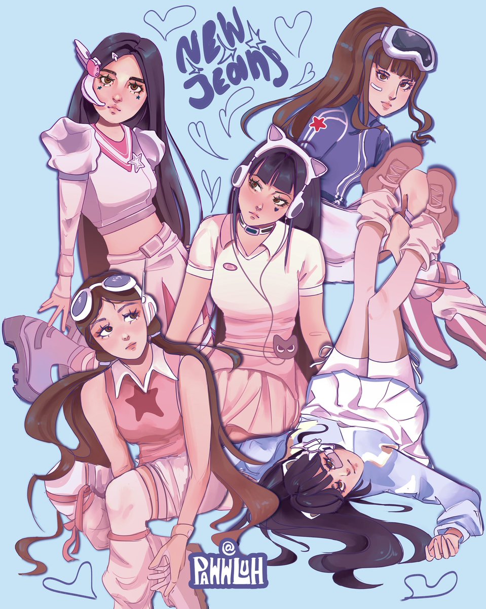 pawwluh's tweet photo. 🐇 ‧₊˚🖇️✩ ₊˚ 
@NewJeans_ADOR 
#newjeans
#newjeansfanart https://t.co/Q5M534KVFd
