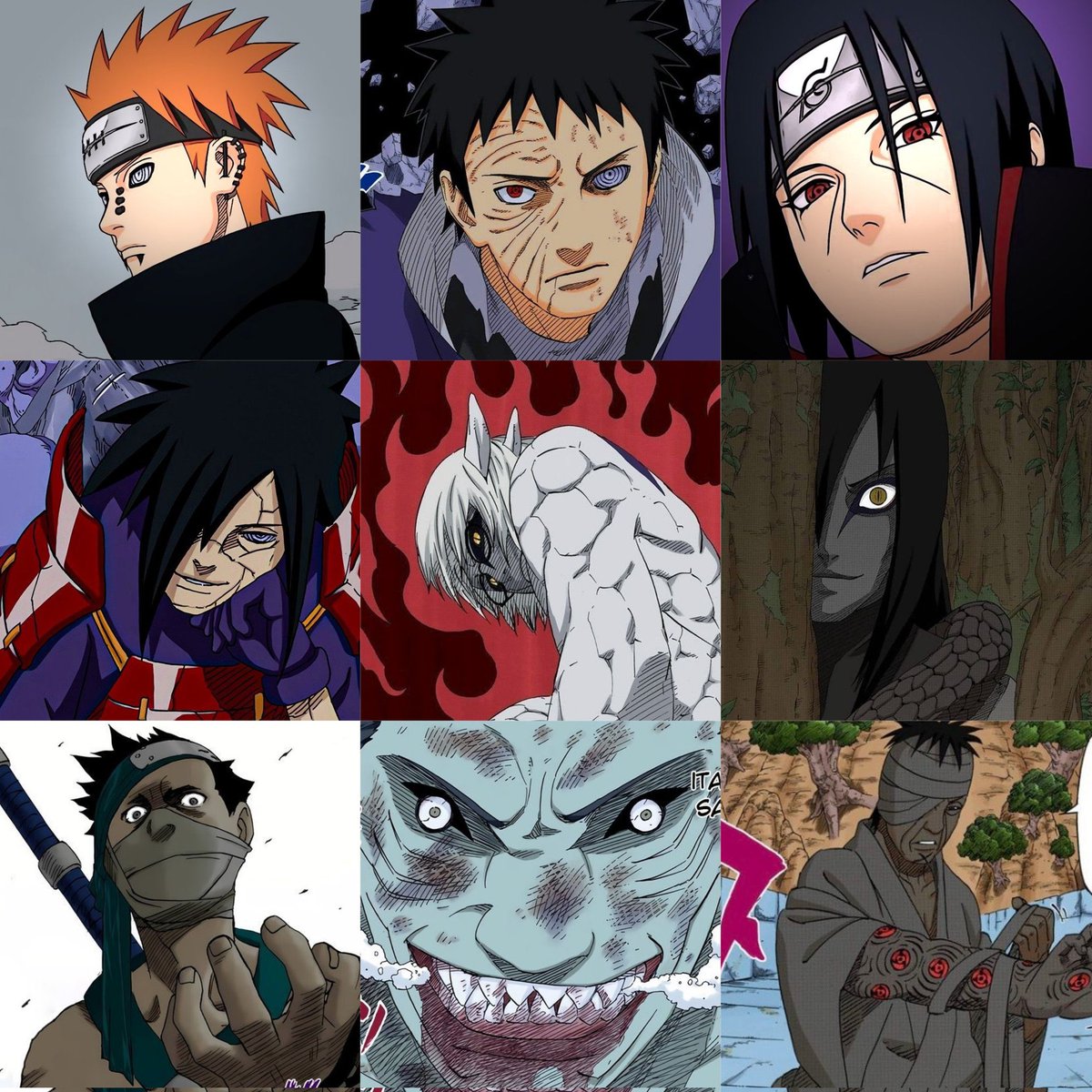 Medianimes's tweet photo. Le cast d’antagonistes de Naruto est tout simplement d’un autre niveau… 🥷 https://t.co/PReGFOUPgV