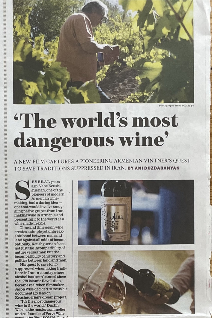 My article ⁦<a href="/latimesfood/">L.A. Times Food</a>⁩ is in today’s print🥰. ⁦<a href="/sommtv/">SOMM TV ®</a>⁩