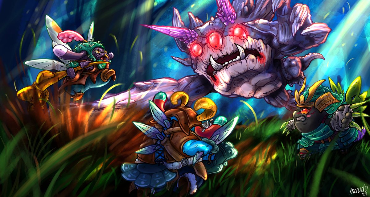 Let the hunt begin! 🏹🔥

In the hidden forests of Lunacia, the Chimera hunt has started and the entire <a href="/AxieInfinity/">Axie Infinity</a> ecosystem is fighting incessantly. 💪

Join me on this adventure, and let's go for a few Chimeras.
#AxieCreator
#KINDart
<a href="/RisonSZaR/">Rison.Ron | KIND</a> hope you like it!