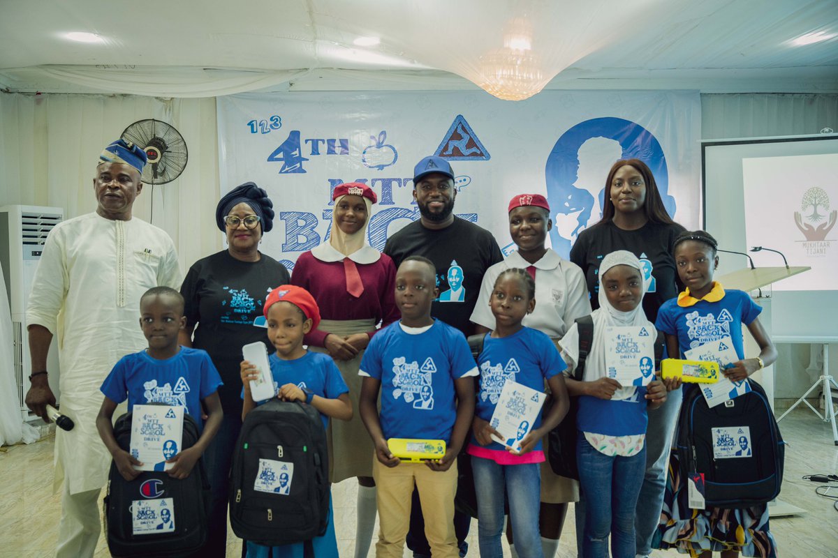 MukhtaarTijani's tweet photo. Yesterday, we held the 4th Annual Back to School Drive, an initiative created in 2020 to provide motivation and support to our children on Lagos Island returning to school after the COVID-19 lockdown. We’ve continuously grown, increasing the number of beneficiaries each year. https://t.co/ZjJSTPqxbm