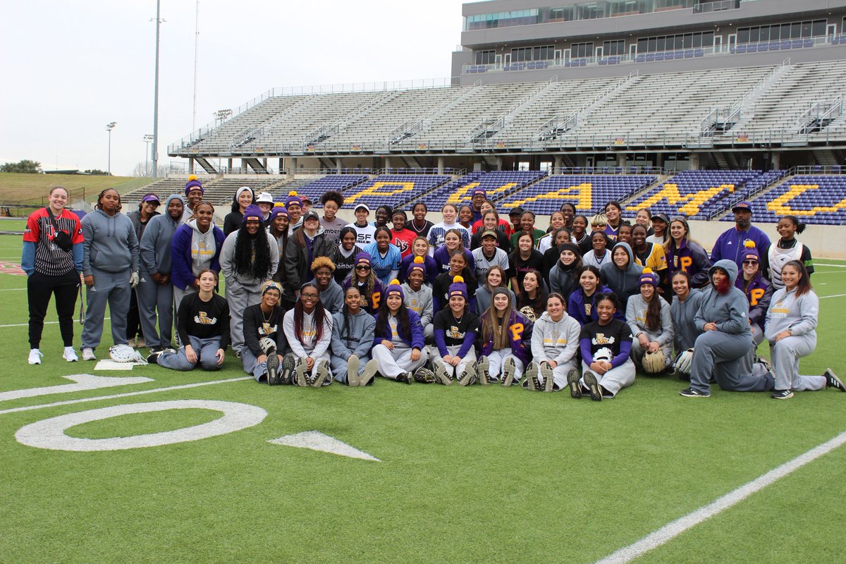 pvamusoftball's tweet photo. Starting off the year right with another successful camp! Thank you to all the campers and parents for coming out! 💜💛 https://t.co/QjqTKOeEAY