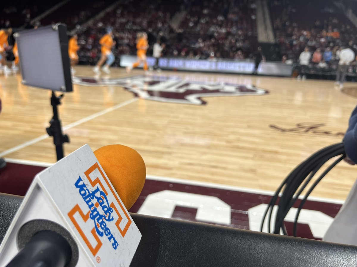 Lady Vols and the Aggies coming up from College Station! Join us for the pregame now and tip at 5 ET on your local @VolNetwork station, the Tennessee Athletics app and the @varsity app!