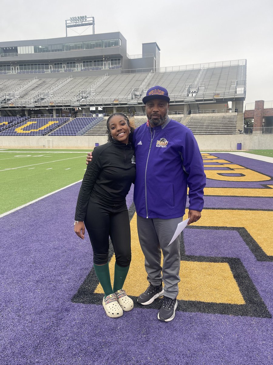 Thank you coach Bland, Coach Lane and the other tremendously talented players who worked the camp. I’ve gotten a lot of feedback that will help my progression and I’m excited to say I WILL be appearing at the next one!!💜💛#getpretty @pvamusoftball