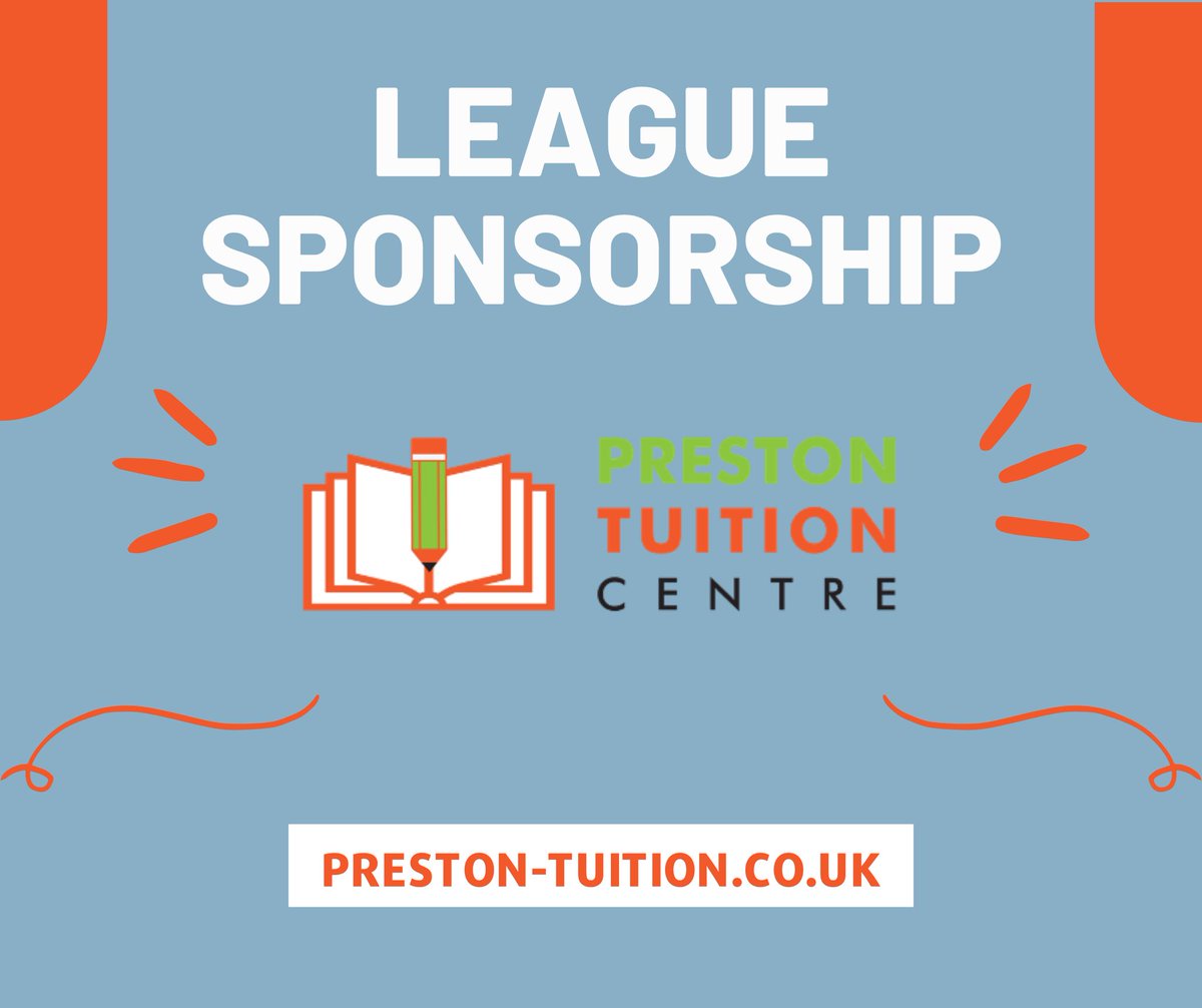 🤝 We are delighted to announce our new league sponsors - @PrestonTuition