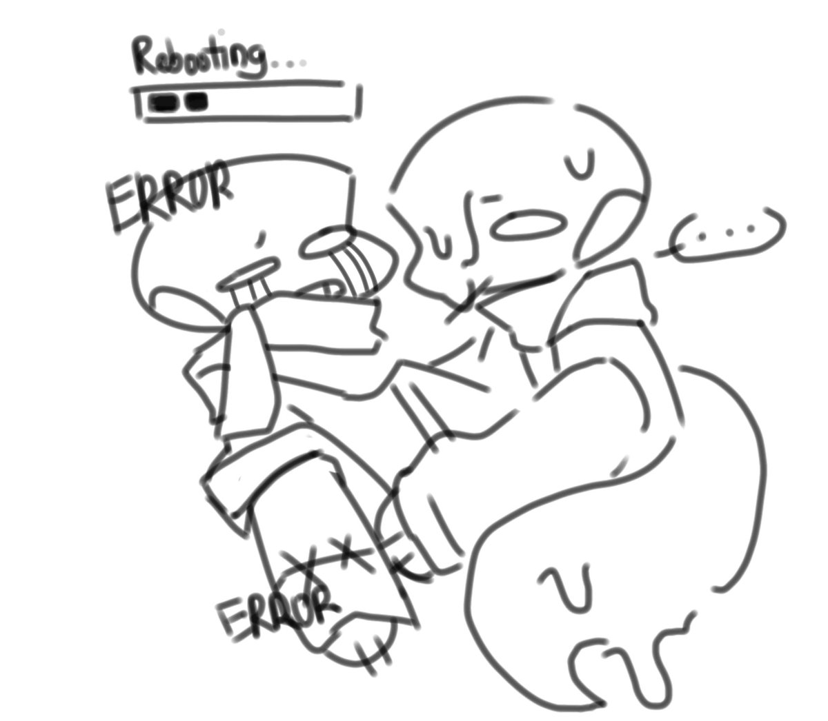 Water_suii's tweet photo. I'm not sus 👁️👁️
Why I feel like I didn't draw gay a long time but I do it everyday- 😳💦
#errornight #nighterror
Error - CrayonQueen
Nootmare - Jokublog
Yeah still request from many months ago- 😌 https://t.co/1fgVW9y97o