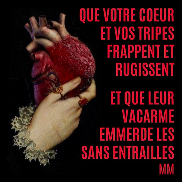 Maud__Mayeras's tweet photo. #Bonjour 
 🖤
Le Coeur et les Tripes.
Et que 2024 soit.
🖤 https://t.co/BWaqFHwtLo