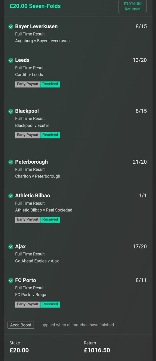 TCS_Corners's tweet photo. WE DID IT 48/1 MEGA ACCA 🔥⚽💰

£20 ➡️ £1215 (£200 bonus paid after game)

DON'T MISS THE NEXT ONE 👇👇👇

https://t.co/0beR2qOt9t

FREE TELEGRAM GROUP ⤴️⤴️

🚨 CHANCE TO WIN CASH GIVEAWAY PLEASE REPOST, LIKE &amp; COMMENT 🔁❤️✍️

BEST 5 COMMENTS WIN £20 🚨🚨

THANKS TEAM ❤️ https://t.co/UqrByx4Nww