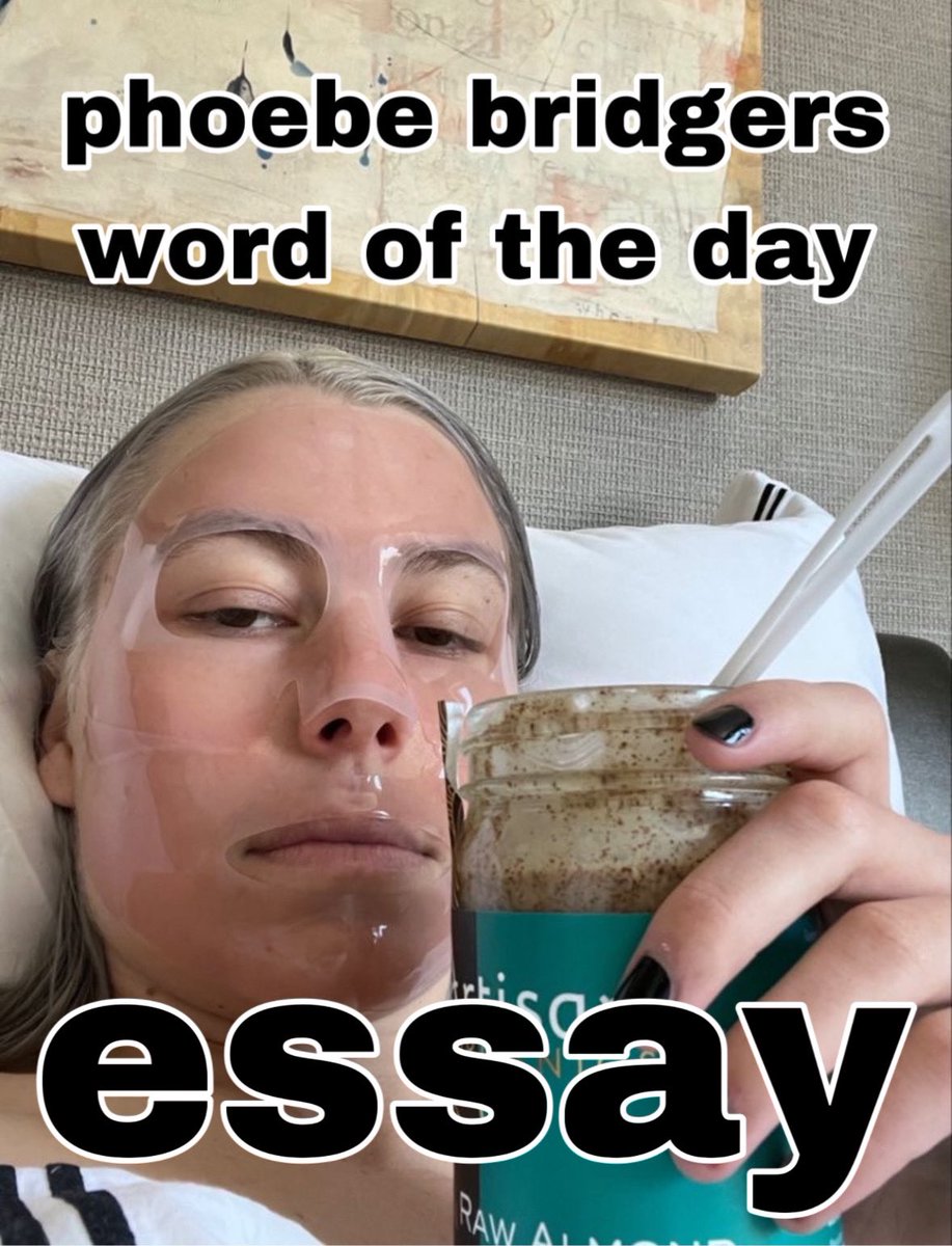phoebe bridgers word of the day is: Essay
1/14/24