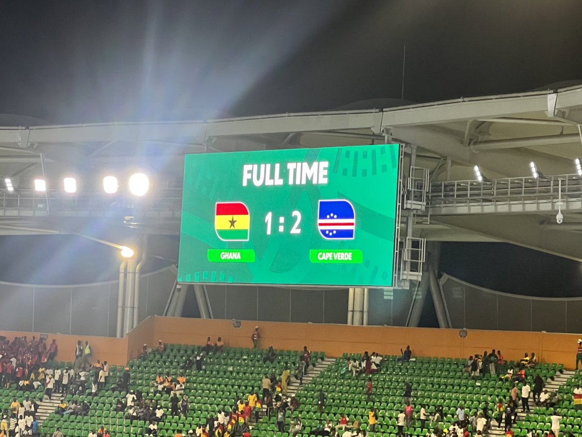 Ghana has now won ONLY one of the last 10 AFCON games.
