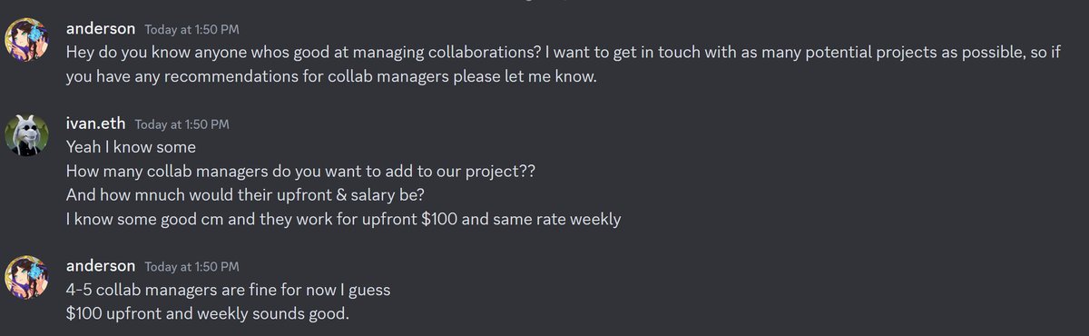 mobi_eth's tweet photo. Currently hiring:
-Mods
-Collab managers
Open a ticket in https://t.co/Oga5TvYJUk to apply
Paying $100 upfront and weekly (negotiable) 

#eth #collab #moderator #modjob  #BTC #joboffer #nft #web3 #web3jobs #collabmanager  #Binance #opensea #blur #crypto #web3 #eth #nfts #sol #aaa https://t.co/ZrKdoFSol5