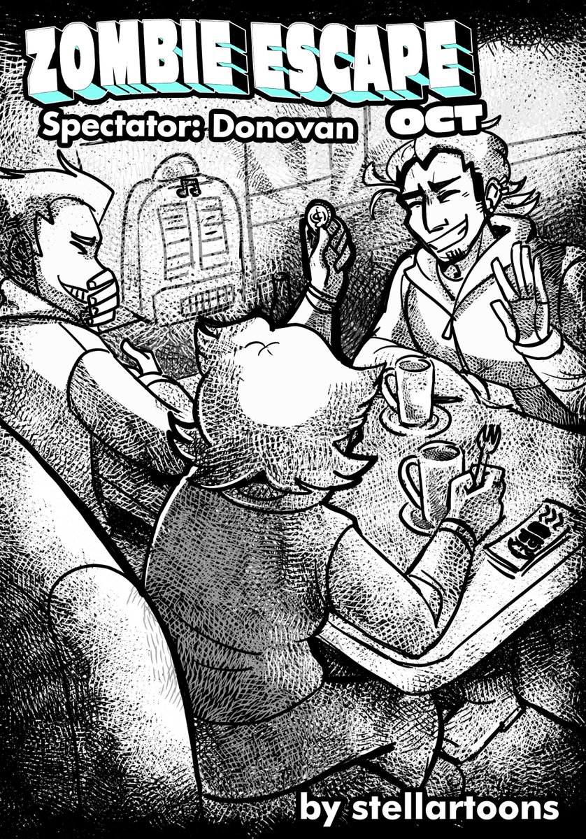 Another <a href="/ZombieEscapeOCT/">Zombie Escape OCT</a>  Spectator Entry!
This time featuring <a href="/JakeHeartRyan/">Its Just Jake</a> 's Katie Copper!
You can read it here: 👉cubari.moe/read/imgur/bU7…