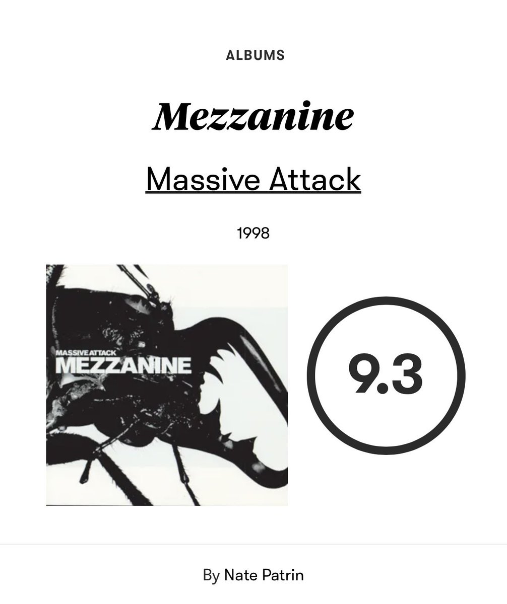 sethsfilmreview's tweet photo. What did Pitchfork rate your favourite album of all time? https://t.co/JHz59wGStt