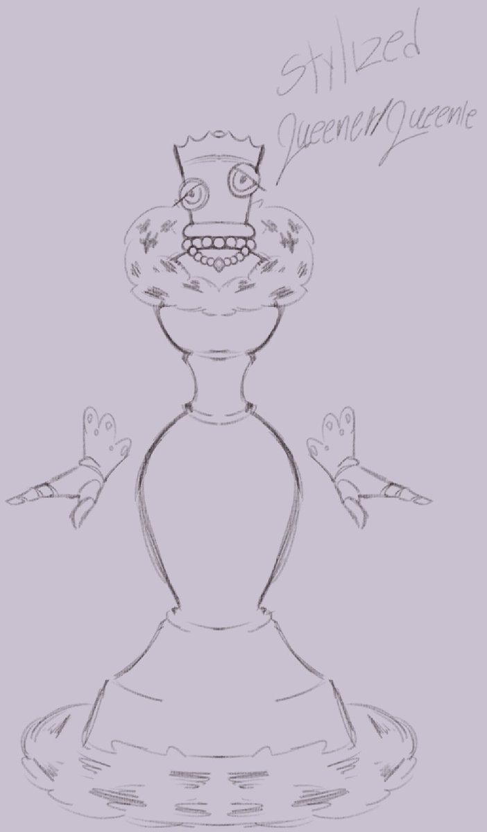 SketchzSugar's tweet photo. The Queen♟️👑
#Queener
#Queenie
#tadcfanart https://t.co/ZktmMZqTyZ