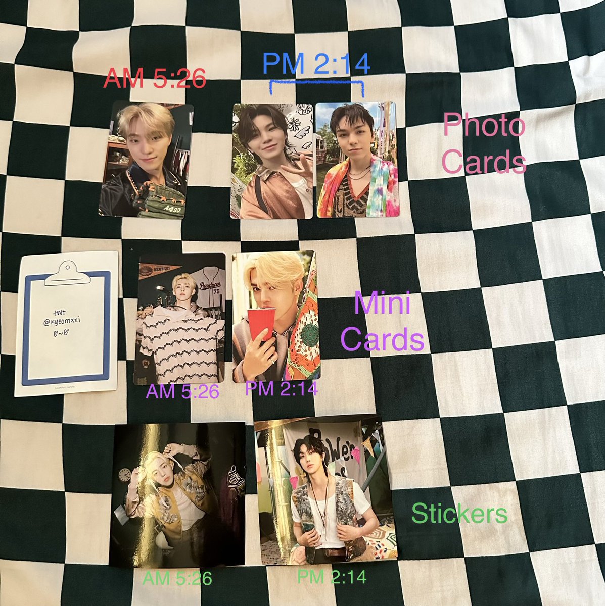 kyeomxxi's tweet photo. WTT/NFS [USA]

Seventeen ‘Seventeenth Heaven’ Inclusions

Have: Pic 1
Want: DK (pic 2)

WW: only Canada!

+ read pinned before dm please~ 
+ check reply for any update 

Please help rt thx~ 
@pctradeusa @us_caratstrade #seventeenwttusa #seventeenwtt https://t.co/M5dYs6zWgg