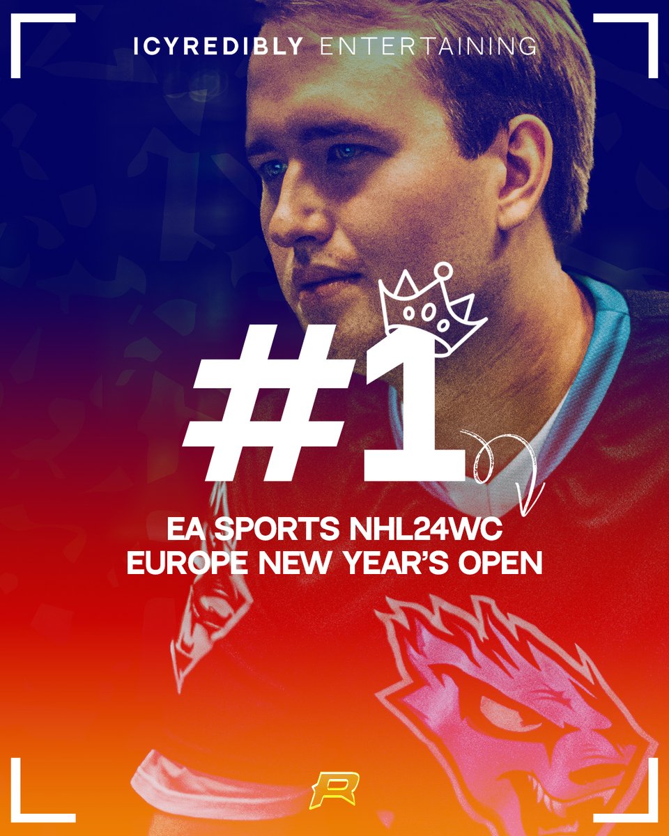RCTIC proudly congratulates its player @JesseLinden02 on winning the EA Sports NHL24WC Europe New Year's Open, securing a $2000 prize and the #1 seed for the upcoming qualifying tournament. 🏒🏆 #NHL24WC #JesseL2002 #ChampionMindset