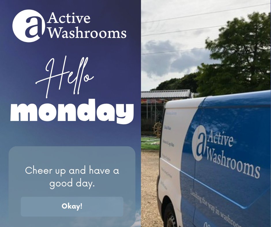 WashroomsActive's tweet photo. Whilst today is officially know as #BlueMonday being the most depressing day of the year. Our service teams are out servicing with a smile keeping our customers premises stocked up and compliant. #Monday #MondayBlues #MondayVibes #ServiceTeam #LeadingTheWay #ActiveWashrooms https://t.co/zrQKu9gJbF
