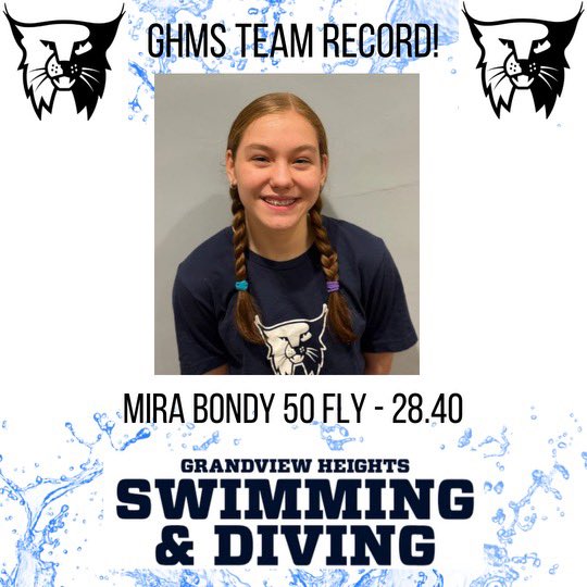JeffFurbee's tweet photo. @Grandview_Swim has had several recent record breaking performances including Carrie Furbee’s team and meet record in the 100 Fly last night at the Northeast Classic in Canton. Let’s go Cats! @dp_dispatch @CBUSsportsLocal https://t.co/BmNvleR8Uh