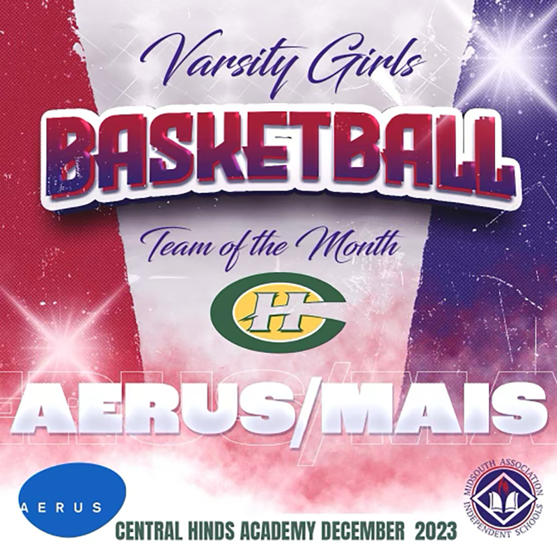 msais's tweet photo. Congratulations to the @centralhinds for being selected as the https://t.co/vOjWu2CxYN /MAIS Team of the Month for December! THANK YOU to Mr. Jason Hubbard and Aerus for their partnership with the MAIS!
