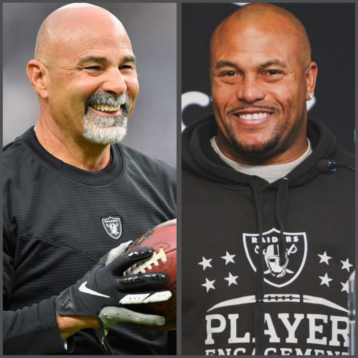 RaiderNationMX's tweet image. No sé, imaginense algo así en @Raiders @SDMraiders1 @RAIDERS_PR

Staff:
•Head coach – Antonio Pierce @AntonioPierce

•Assistant head coach/special teams coordinator – Rich Bisaccia

•Defensive coordinator – Patrick Graham

#oncearaideralwaysaraider
#raidernation #raiders #rn4l