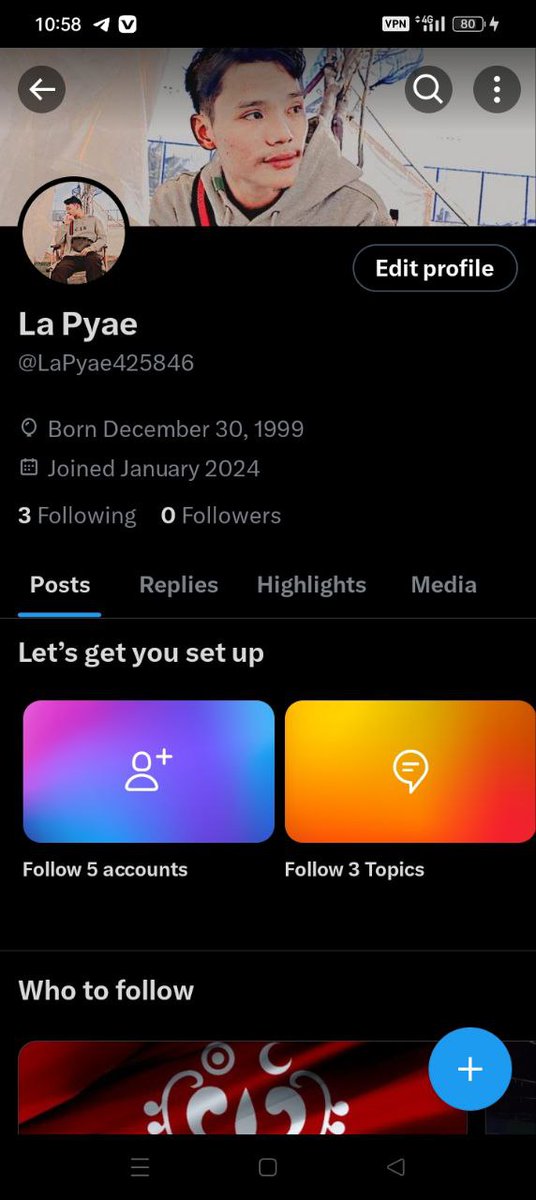 Acc အသစ်လေးပါဗျာ follow ပေးကြပါအုံး
<a href="/LaPyae425846/">La Pyae</a>