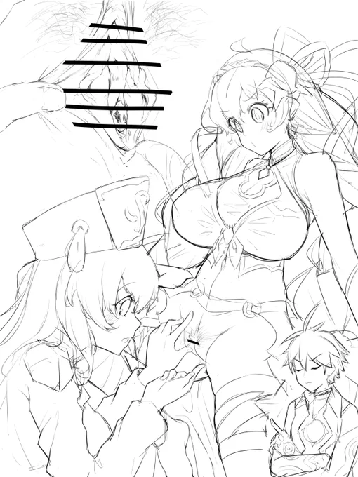 (R-18)ラフ 周年イベの好きなシーン 