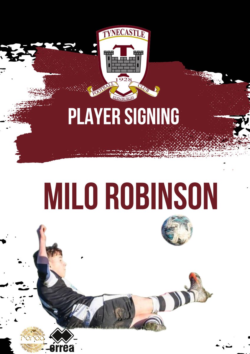 TynecastleFCU20's tweet photo. A couple of new signings to bring you....

Jamie Gibson joins us from Edinburgh City U20s. 

Saul Renton joins us, previously of Whitehill Welfare U20s and Edinburgh South.

Milo Robinson, Charlie Richmond &amp; Jonathan Mure join from North Merchiston FC U18s. https://t.co/F6QB2UZqMJ