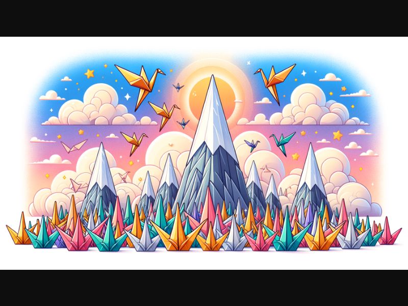 LearnJP_online's tweet image. Did you know that the largest origami crane ever folded measured over 81 feet in wingspan? Talk about taking paper folding to new heights! 🎏✨ #OrigamiFacts #PaperMagic